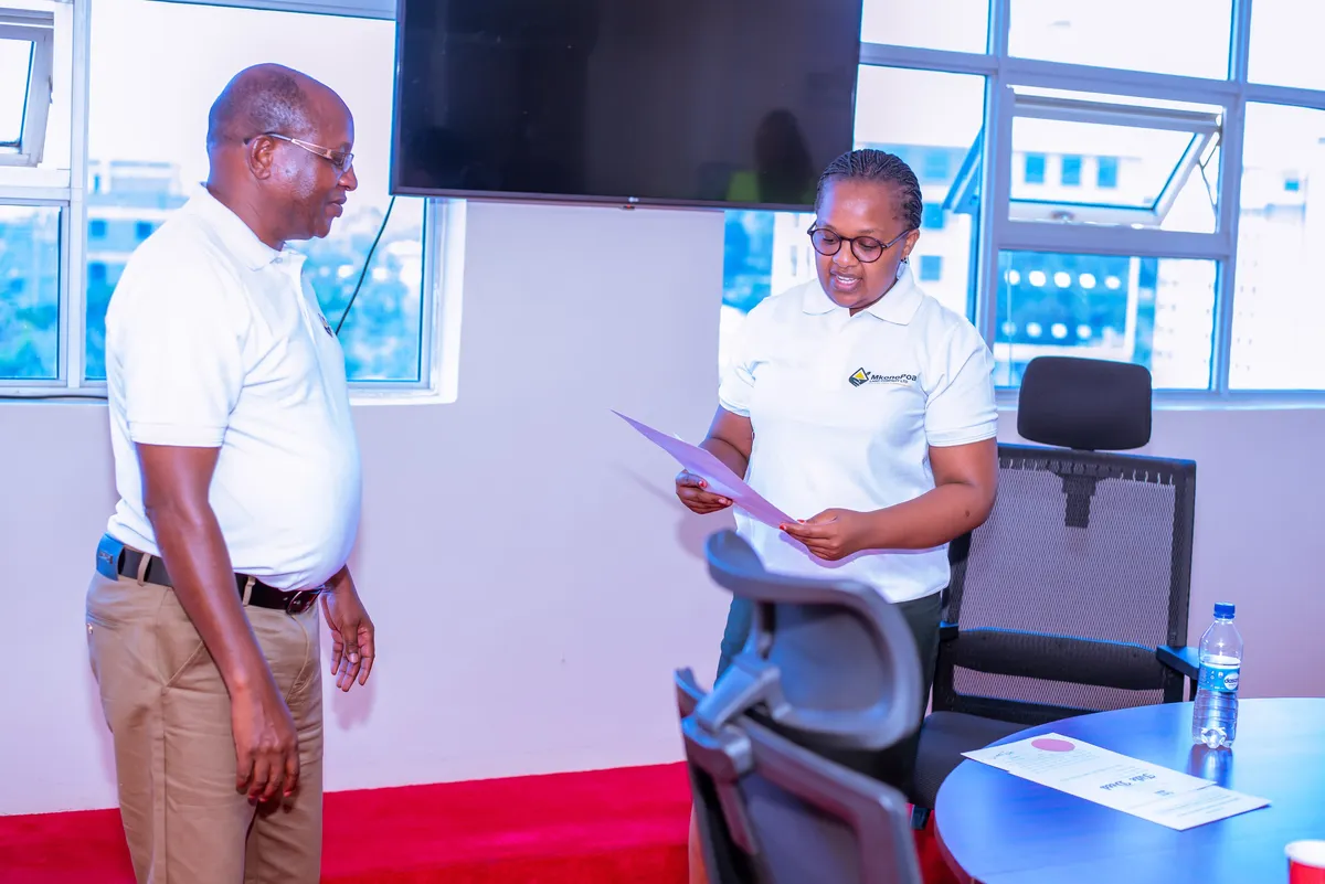 MkonoPoa team during a site visit and client engagement